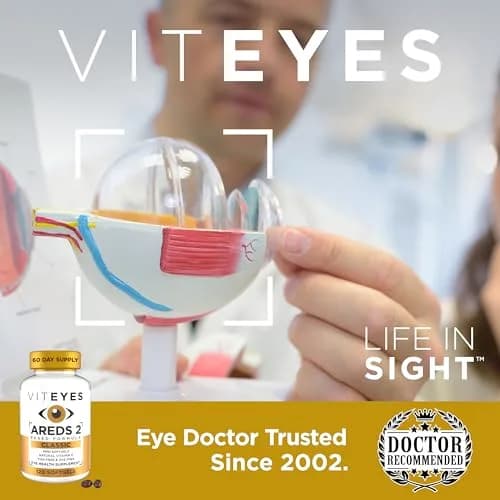 Viteyes AREDS 2 Softgels 120 Count | Clinically Tested Eye Vitamin for AMD Support thumbnail 5