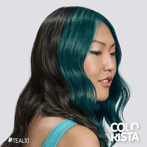 L'Oreal Paris Colorista Semi Permanent Hair Color Teal for Brunettes 118ml (4 Fl Oz) | No Bleach Required - view 2