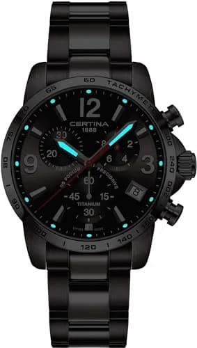 Certina DS PODIUM Titanium Sport Watch 41mm | Swiss Quartz, Water-Resistant 100m thumbnail 5