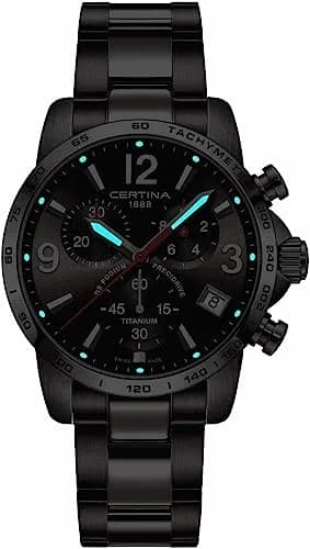 Certina DS PODIUM Titanium Sport Watch 41mm | Swiss Quartz, Water-Resistant 100m thumbnail 2