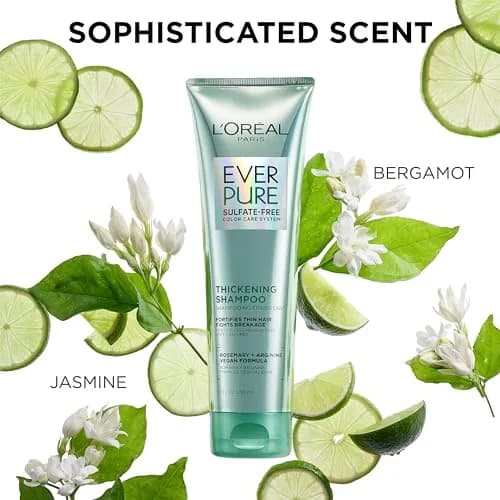 L'Oreal Paris EverPure Thickening Sulfate Free Conditioner 250ml (8.5 Fl Oz) | Strengthens Thin, Fragile Hair thumbnail 6