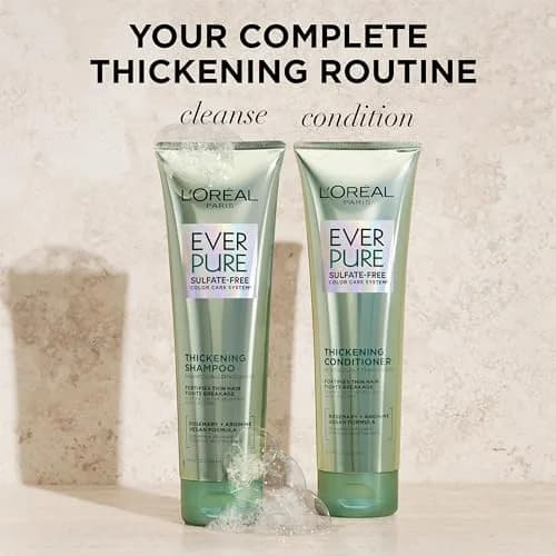 L'Oreal Paris EverPure Thickening Sulfate Free Conditioner 250ml (8.5 Fl Oz) | Strengthens Thin, Fragile Hair thumbnail 7