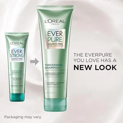L'Oreal Paris EverPure Thickening Sulfate Free Conditioner 250ml (8.5 Fl Oz) | Strengthens Thin, Fragile Hair thumbnail 3
