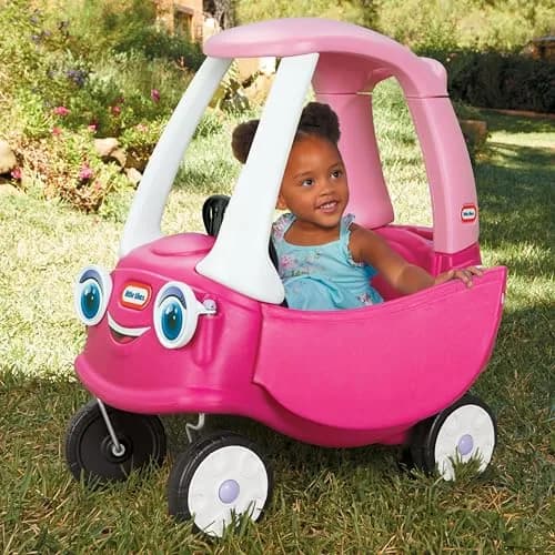 Little Tikes Princess Cozy Coupe | Pink Ride-On Toy for Kids 18 Months-5 Years thumbnail 9