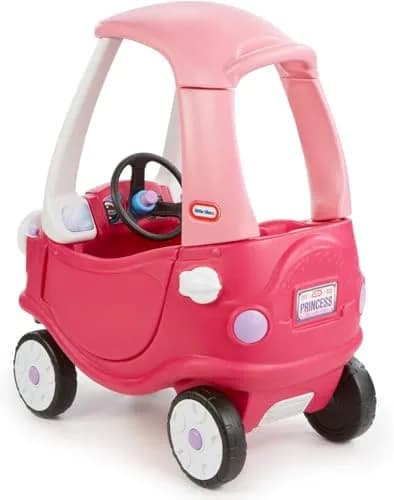 Little Tikes Princess Cozy Coupe | Pink Ride-On Toy for Kids 18 Months-5 Years thumbnail 2