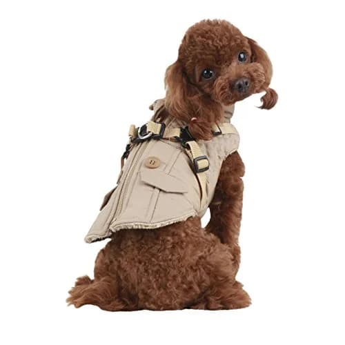 Puppia Wilkes Winter Dog Coat with Integrated Harness No Pull Waterproof Fleece Large thumbnail 3