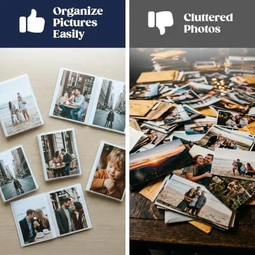 Iconikal 5 Pack, 4x6 Inch Photo Albums with Clear Cover | Holds 24 Photos, Durable & Compact (70-120 chars) thumbnail 6