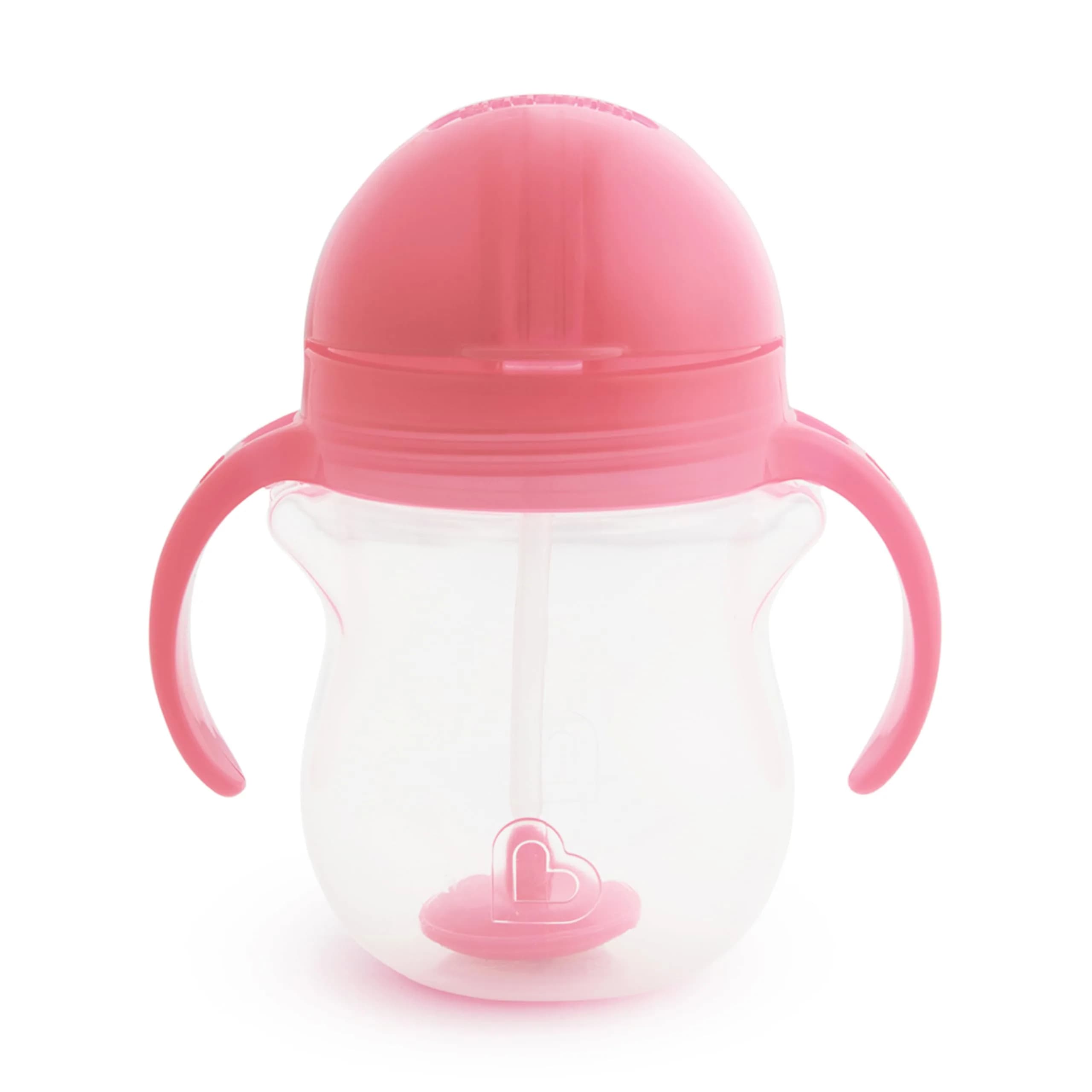 Munchkin Any Angle Sippy Cup for Toddlers 200ml (7 Ounce) | Spill-Proof Weighted Straw Cup with Transition Handles - view 4