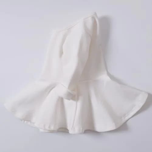 Peony Baby Toddler Girl Dress 4 Years White | Cotton Casual Summer A-Line thumbnail 5