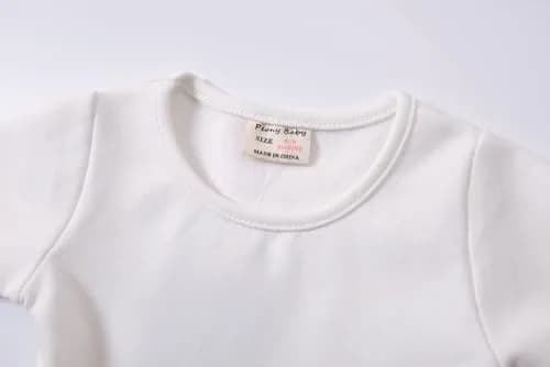 Peony Baby Toddler Girl Dress 4 Years White | Cotton Casual Summer A-Line thumbnail 9