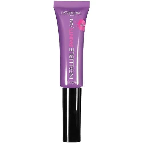 L'Oreal Paris Infallible PAINTS/LIPS Lilac Lust 0.27 fl oz | Vibrant Liquid Lipstick with Full Coverage thumbnail 1