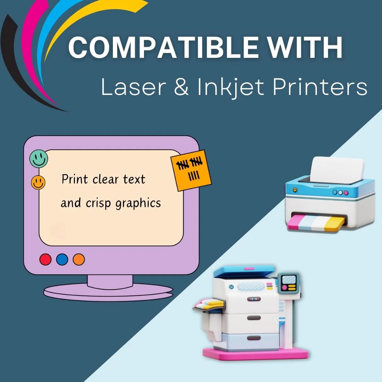 PACKZON Shipping Labels 8.5 x 5.5 Inches White 1000 Labels | Professional Grade for Laser & Inkjet Printers - view 4