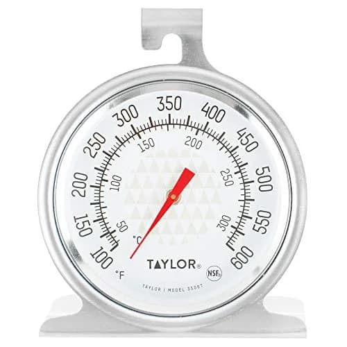 Taylor TruTemp Series Oven/Grill Analog Dial Thermometer with Dual-Scale | Accurate Temperature Monitoring for Baking & Grilling thumbnail 1