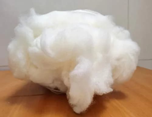 iMongol Carded Lambs Wool Stuffing Batting for Needle Felting, Knitted Crafts, Bright Creations, Pillow Filler, Stuffed Animals, Cushions, Super Clean Fine, Natural White (2oz) | Organic, Fine Wool for Art & Craft thumbnail 6