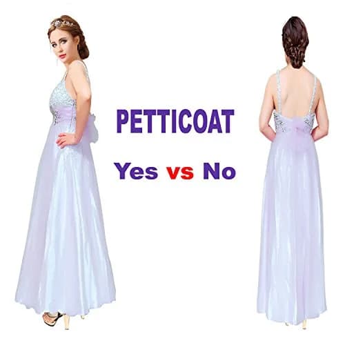 Shimaly Women's Floor Length Wedding Petticoat Long Underskirt Ivory | Unmatched Comfort & Style thumbnail 4