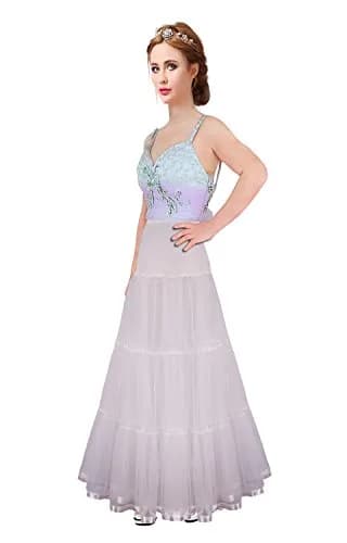 Shimaly Women's Floor Length Wedding Petticoat Long Underskirt Ivory | Unmatched Comfort & Style thumbnail 3