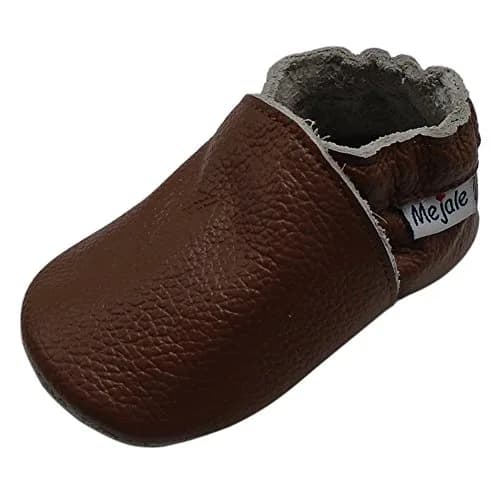 Mejale Baby Boy Shoes Soft Sole Leather Moccasins 12-18 Months | Natural Support & Comfort thumbnail 1