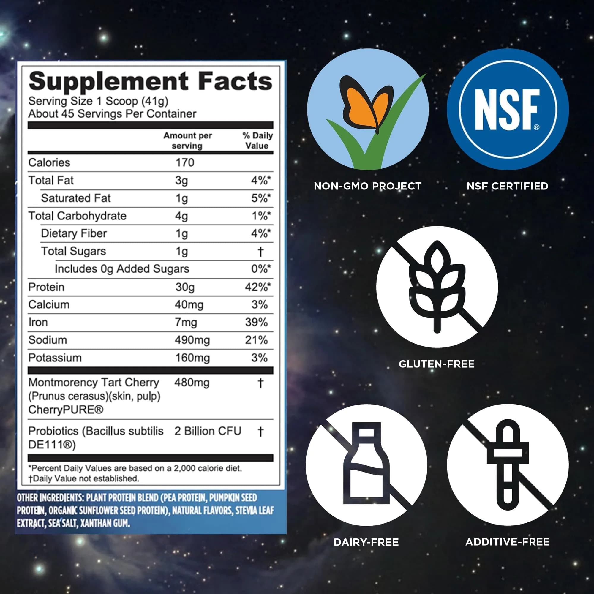 Vega Protein + Recovery Vanilla 4 Pound | NSF Certified Plant-Based Protein for Muscle Recovery - view 4