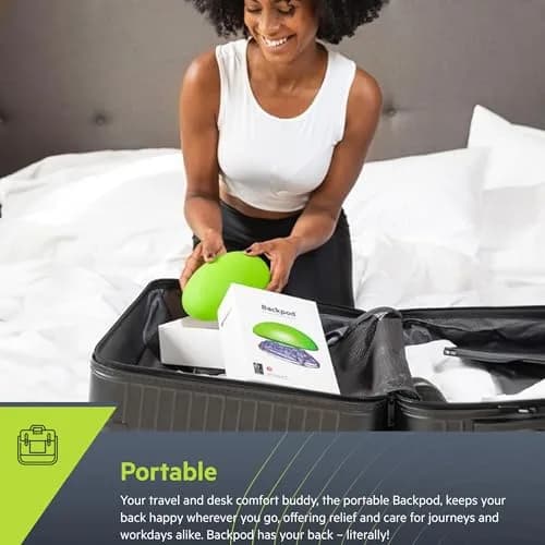 Bodystance Backpod Premium Device for Costochondritis & Tietze Syndrome | Physiotherapist Designed | 20cm (7.9in) x 13cm (5.1in) x 5cm (2in) thumbnail 5