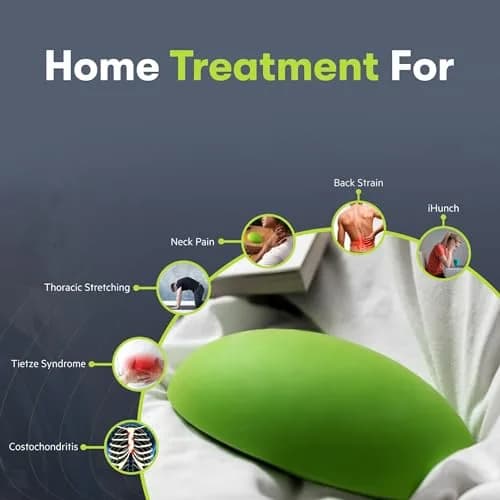 Bodystance Backpod Premium Device for Costochondritis & Tietze Syndrome | Physiotherapist Designed | 20cm (7.9in) x 13cm (5.1in) x 5cm (2in) thumbnail 2