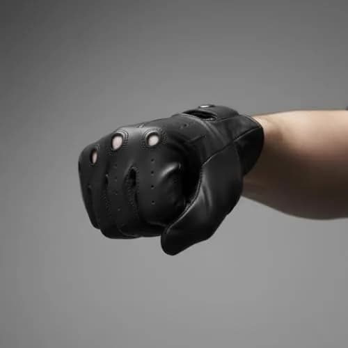 Jackets 4 Bikes Mens Transporter Genuine Lambskin Leather Driving Gloves, Riding Black XXL | Unlined Ventilated Touchscreen Gloves thumbnail 8