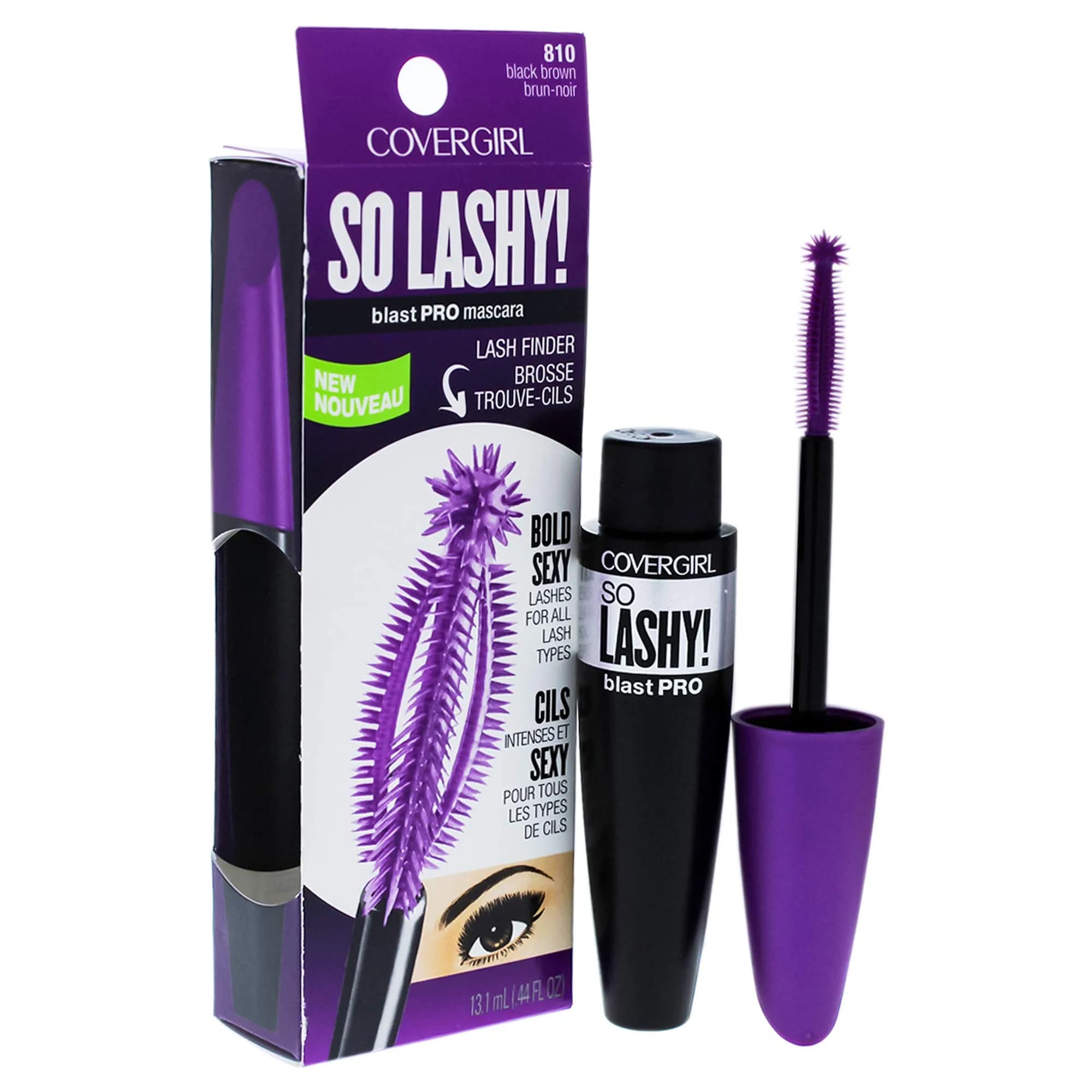 COVERGIRL So Lashy! blastPRO Mascara Black Brown 0.44 Fl Oz | Voluminous, Long-Lasting, Suitable for All Lash Types