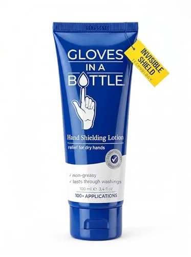 Gloves In A Bottle Shielding Lotion for Dry Skin 3.4 oz | Protects & Restores Cracked Skin thumbnail 1