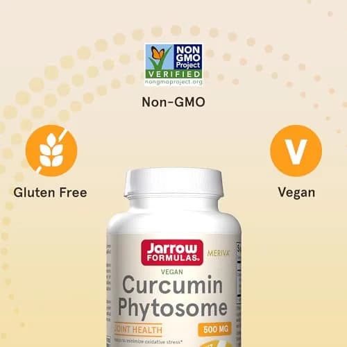 Jarrow Formulas Curcumin Phytosome 500 mg Veggie Capsules | Joint Health & Antioxidant Support thumbnail 5