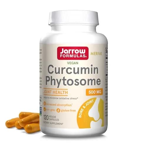 Jarrow Formulas Curcumin Phytosome 500 mg Veggie Capsules | Joint Health & Antioxidant Support thumbnail 1