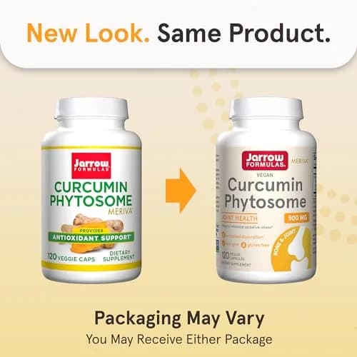 Jarrow Formulas Curcumin Phytosome 500 mg Veggie Capsules | Joint Health & Antioxidant Support thumbnail 2