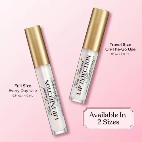 Too Faced Lip Injection Extreme Lip Plumper Gloss | Hydrating, Glossy, & Helps Volume Appear Fuller Over Time, Travel Size, 0.10 Fl Oz (3 ml) thumbnail 5