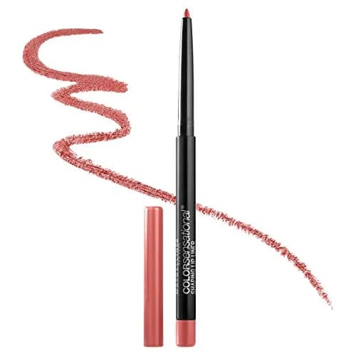 Maybelline Color Sensational Shaping Lip Liner, Totally Toffee, Nude, 0.01 oz (0.28 g) | Smudge-Proof & Self-Sharpening thumbnail 2