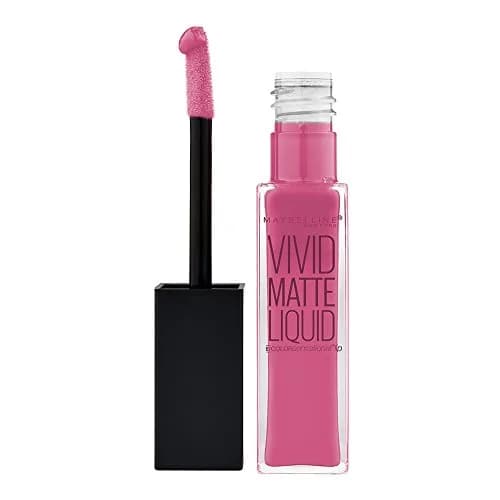 Maybelline New York Color Sensational Vivid Matte Liquid Lipstick, Twisted Tulip, 0.26 fl. oz. | Velvety Matte Finish, Vivid Color thumbnail 1