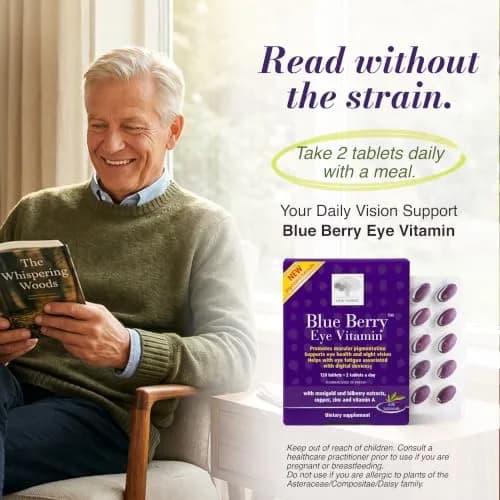 NEW NORDIC Blue Berry Eye Vitamin Supplement 120 Ct. | Vision Support with Lutein & Wild Blueberries thumbnail 4