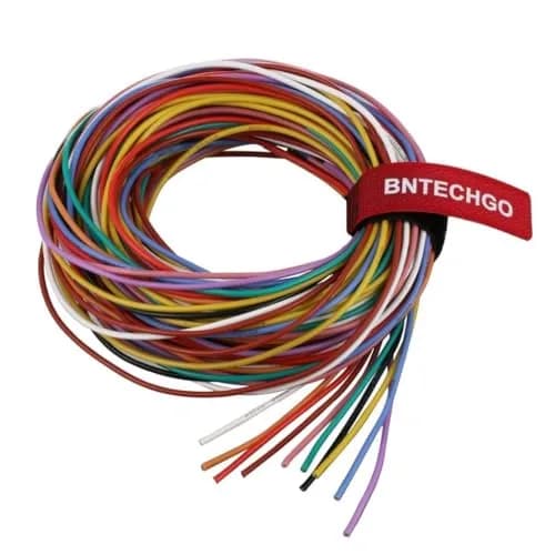 BNTECHGO 20 AWG Silicone Wire Kit 10 Colors Each 10ft Stranded Tinned Copper | 100ft Total thumbnail 1