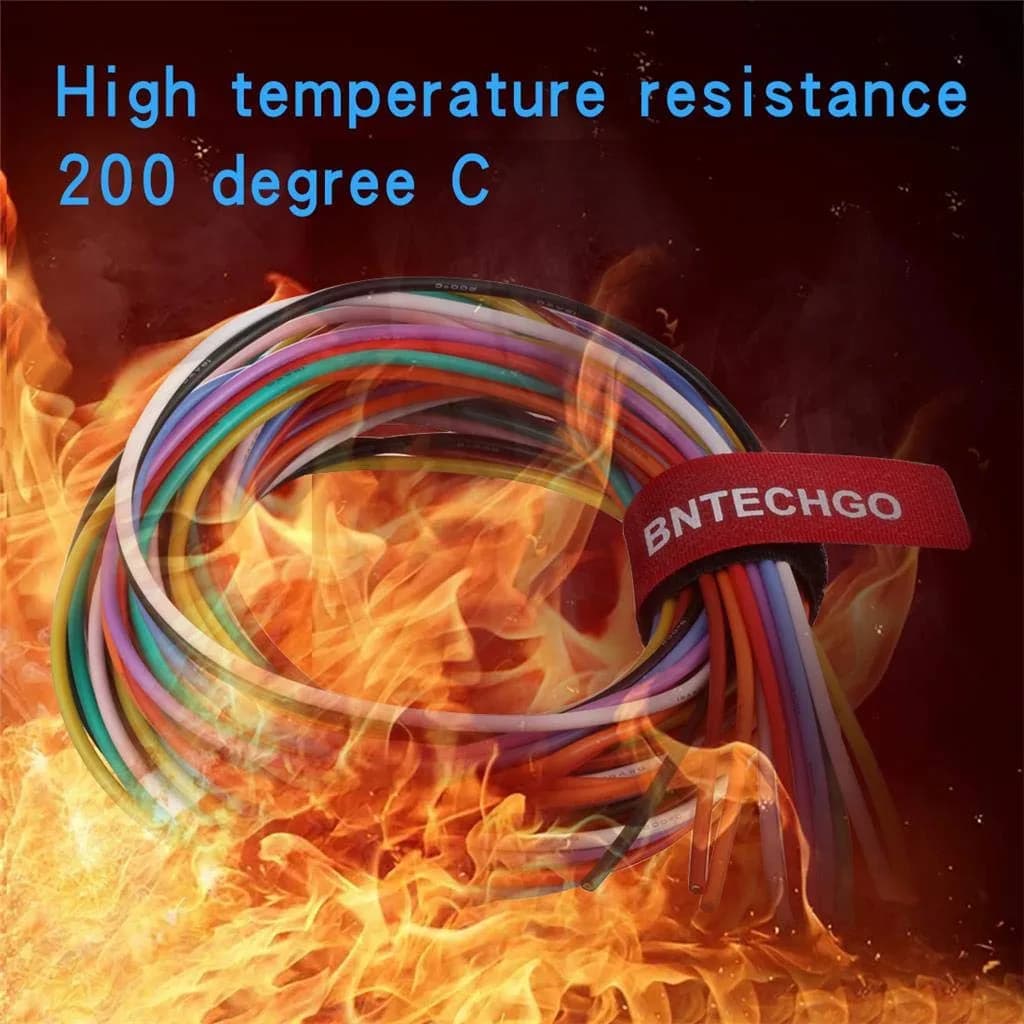 BNTECHGO 20 AWG Silicone Wire Kit 10 Colors Each 10ft Stranded Tinned Copper | 100ft Total - view 4