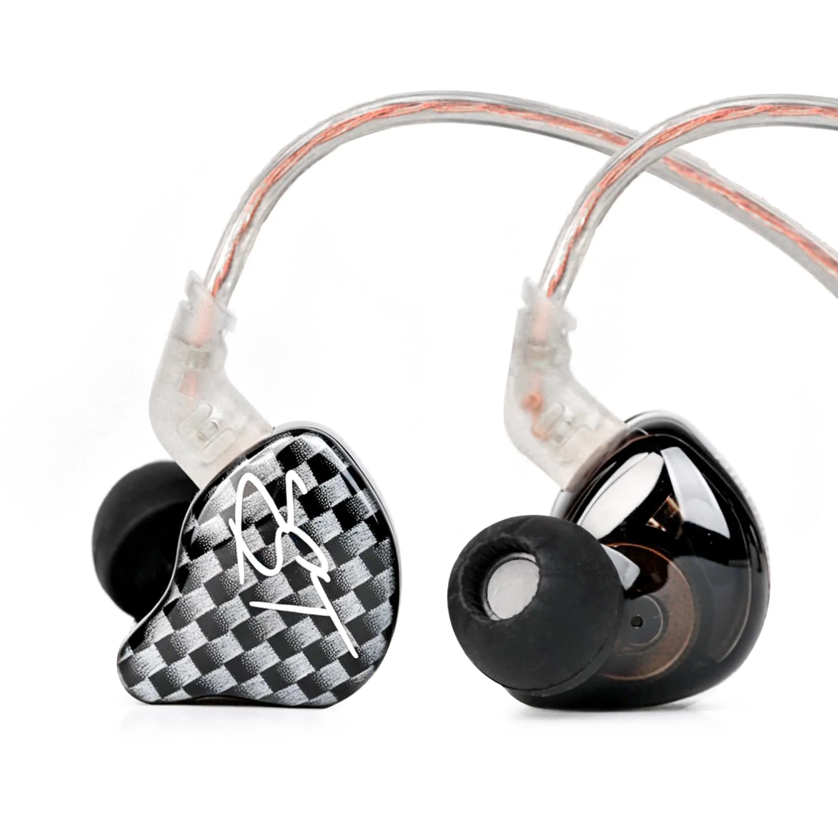 YINYOO KZ-ZST Hybrid In-Ear Earphones 1BA+1DD 10mm (0.39in) with Microphone | HiFi Sound Isolation - main product image
