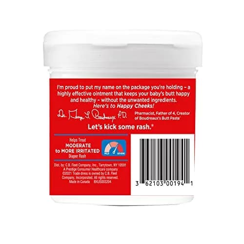 Boudreaux's Butt Paste Max Strength Diaper Rash Cream Skin Protectant 14 oz (397 g) | Clinically Tested for Fast Relief thumbnail 7
