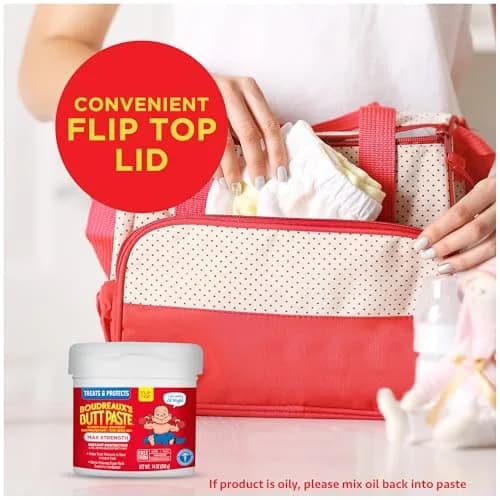Boudreaux's Butt Paste Max Strength Diaper Rash Cream Skin Protectant 14 oz (397 g) | Clinically Tested for Fast Relief - view 2