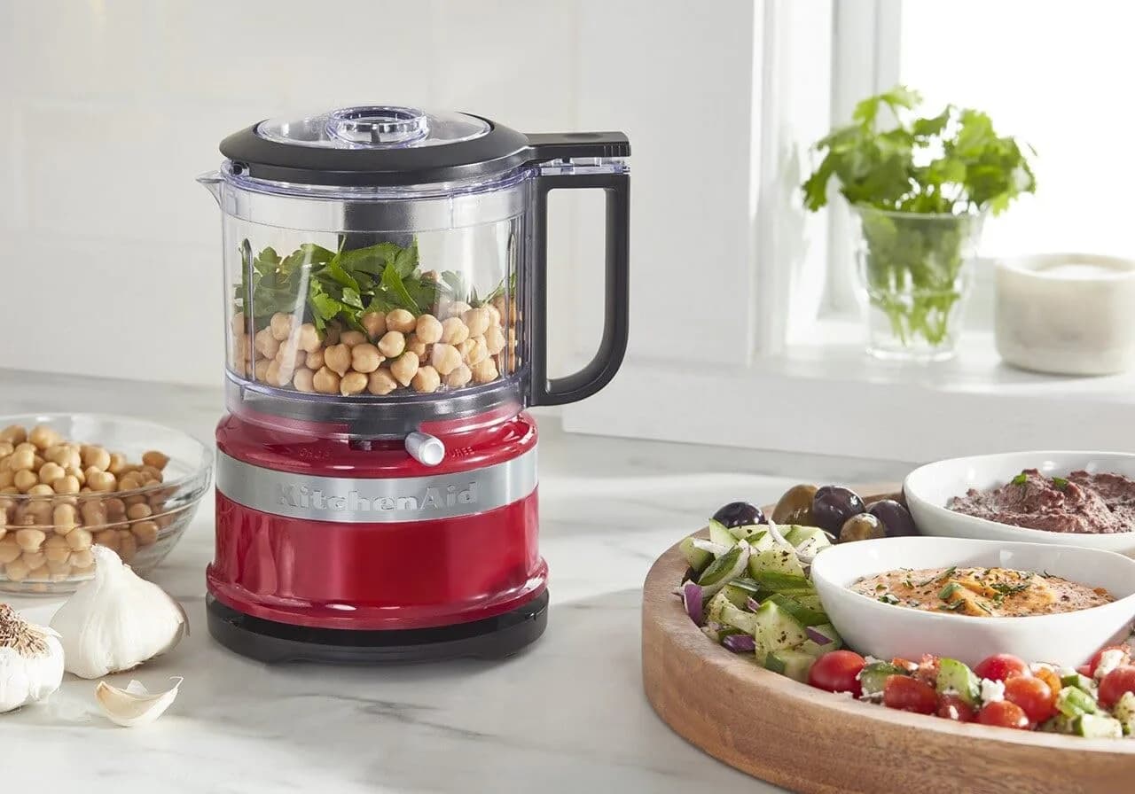 KitchenAid 3.5 Cup Food Chopper KFC3516ER Empire Red | Compact & Powerful Prep - view 4
