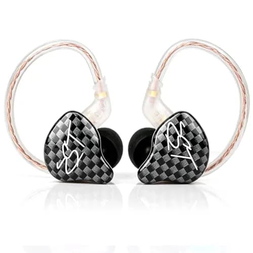 YINYOO KZ-ZST Hybrid In-Ear Earphones 1BA+1DD 1.2m (3.9ft) | HiFi Sound with Noise Isolation thumbnail 1