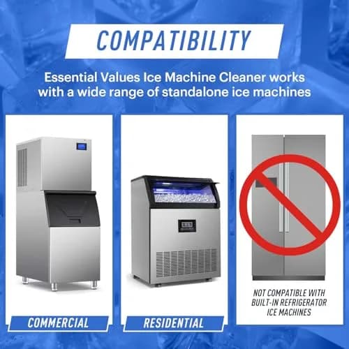 Essential Values Ice Machine Cleaner and Descaler 16 fl oz (473 ml) | Powerful Descaling for All Ice Makers thumbnail 5