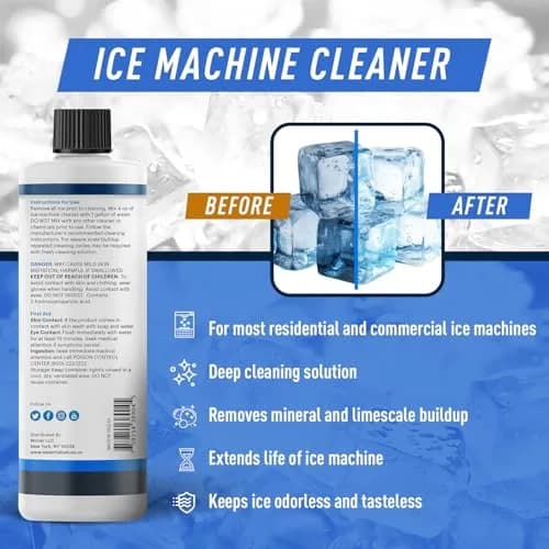 Essential Values Ice Machine Cleaner and Descaler 16 fl oz (473 ml) | Powerful Descaling for All Ice Makers thumbnail 6