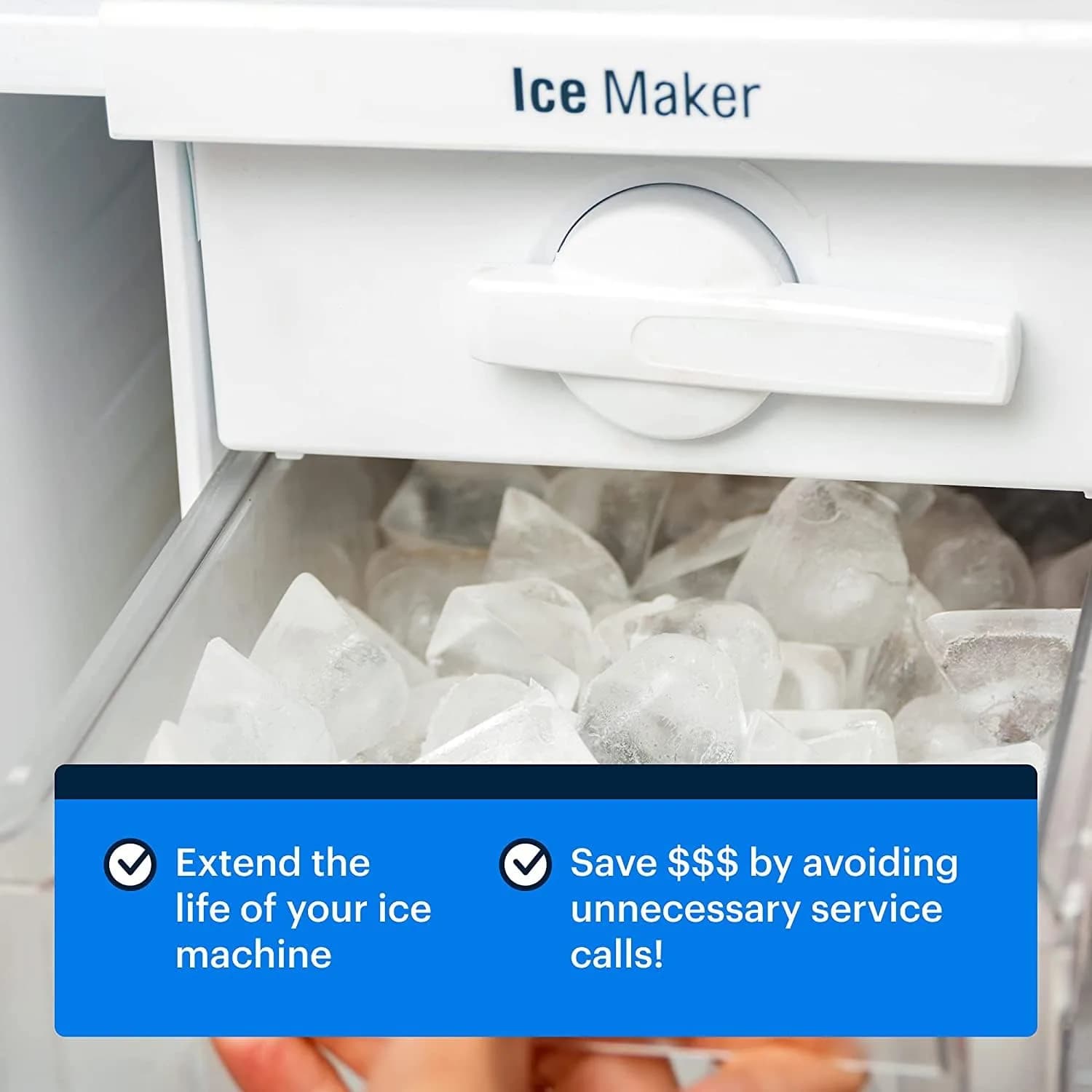 Essential Values Ice Machine Cleaner and Descaler - 16 fl oz Bottle | Nickel Safe Formula for All Ice Makers - view 3