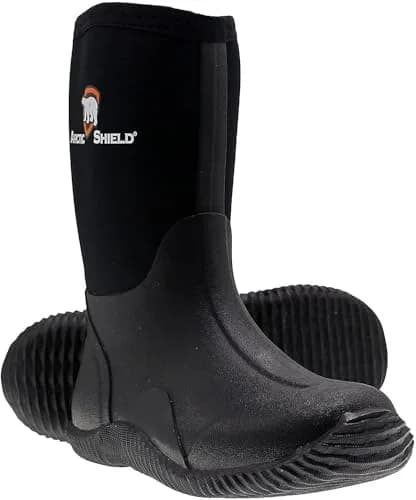 ArcticShield Kids Rain Boots Waterproof & Insulated | Unisex Rubber Boots for Puddles & Outdoors thumbnail 1