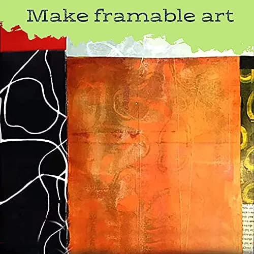 Gel Press 12" x 12" Monoprinting Gelli Plate | Unique Art Prints for Cards & Fabric thumbnail 3