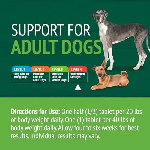 PetNC Natural Care Level-4 Hip & Joint Chews for Dogs, 150 Count | Max Support for Adult Dogs with Glucosamine, Chondroitin, MSM & Manganese thumbnail 3