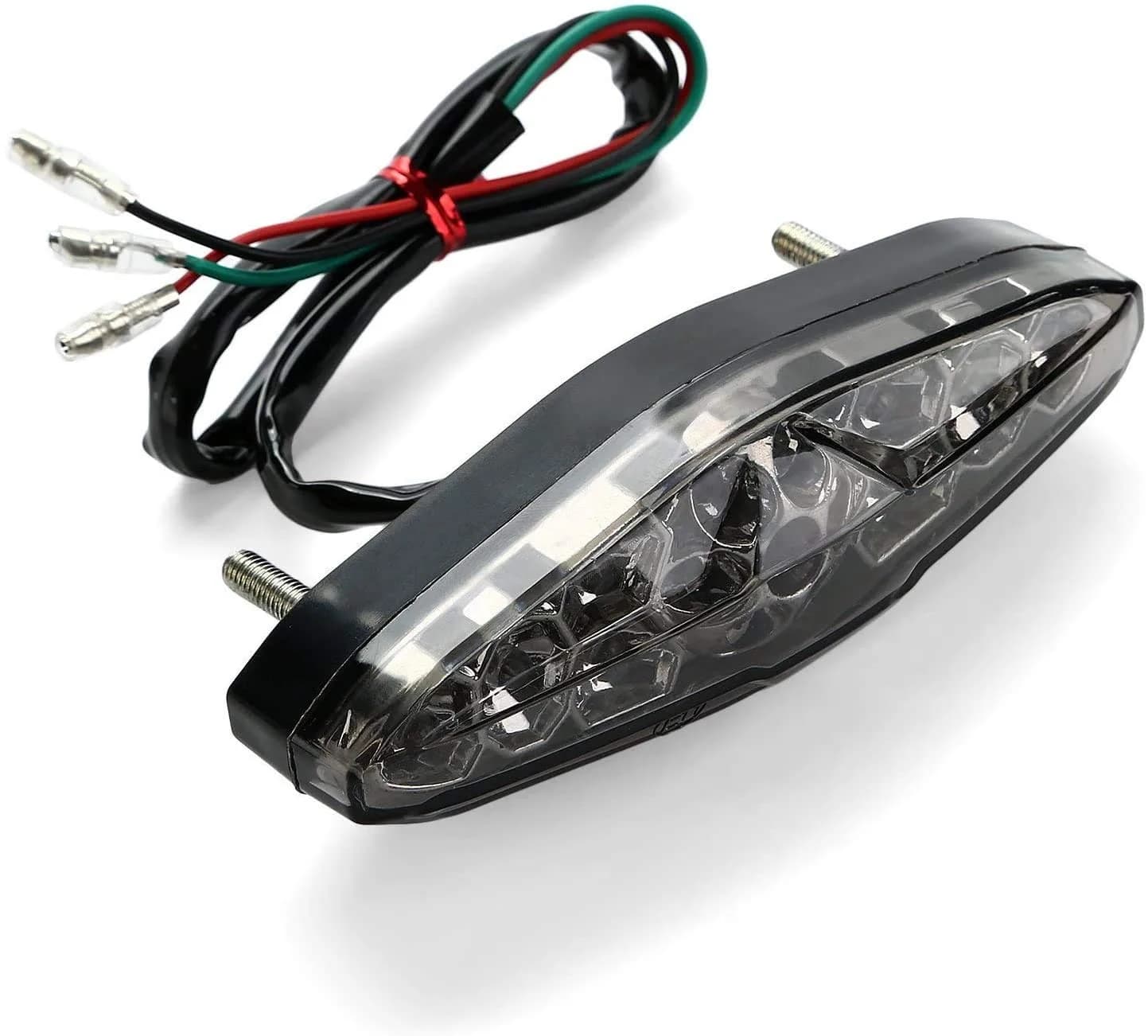 CICMOD 12V LED Motorcycle Brake Tail Light Assembly | Universal Fit for Cruisers & ATVs — Type A