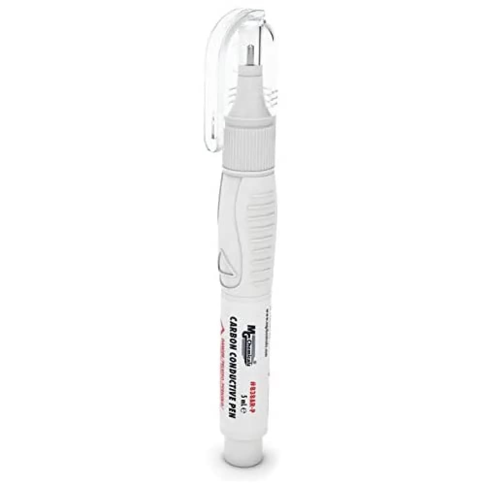 MG Chemicals 838AR-P Carbon Conductive Pen 5ml (0.17 Fl Oz) | Fast Drying Conductive Paint for Prototyping - main product image