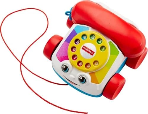 Fisher-Price Chatter Telephone Pull Along Toy | Classic Toddler Phone for 12+ Months thumbnail 5